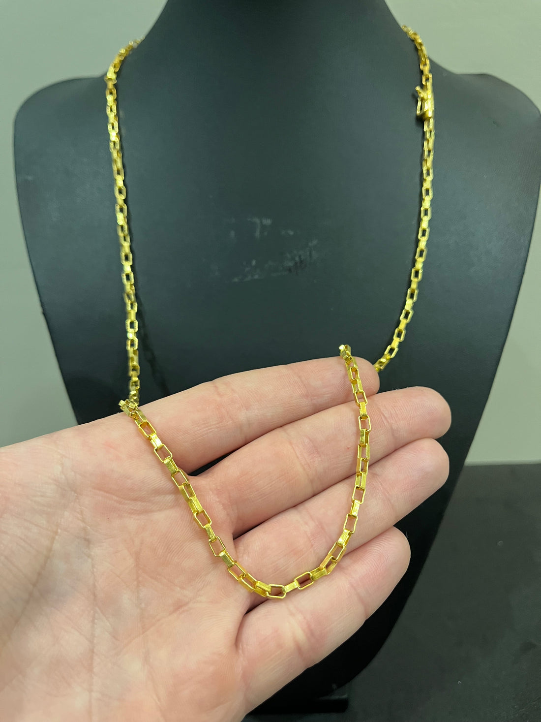 Corrente Veneziana 2mm - 65cm - Moeda antiga