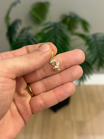 PINGENTE MENINO - BANHADO A OURO 18K