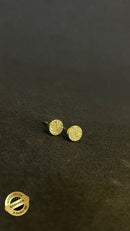 BRINCO CIRCULAR 19 PEDRAS ZIRCÔNIA 6MM - BANHADO A OURO 18K