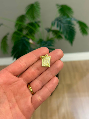 PINGENTE O SENHOR TE ABENÇOE E TE GUARDE - P - BANHADO A OURO 18K