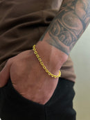 Pulseira Cadeado de Quina 4mm