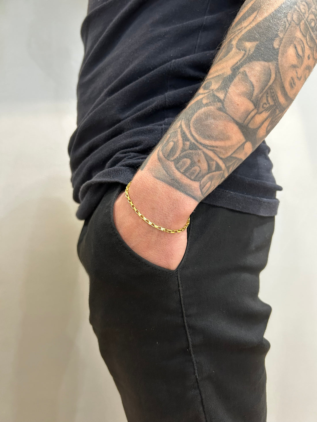 Pulseira Veneziana 2mm - Moeda Antiga