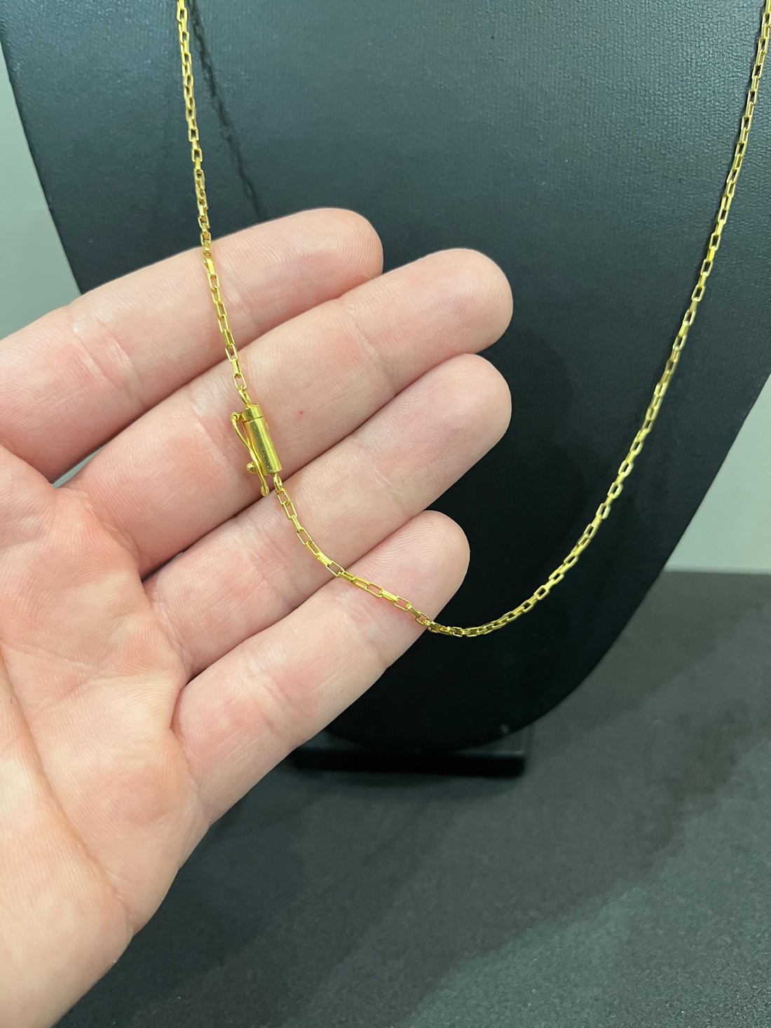 Corrente veneziana 1mm - 65cm - Moeda antiga