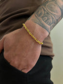 Pulseira Cadeado de Quina 3mm