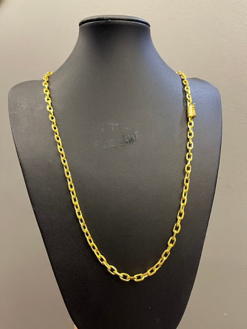 Corrente Cadeado de quina 6mm - 65cm - Moeda antiga