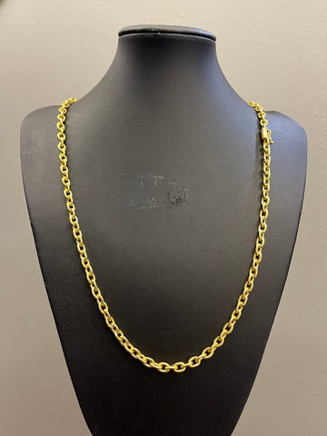 Corrente Cadeado 4mm - 65cm - Moeda antiga