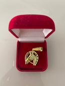 Medalha Cavalo e ferradura Grande 2,5cm