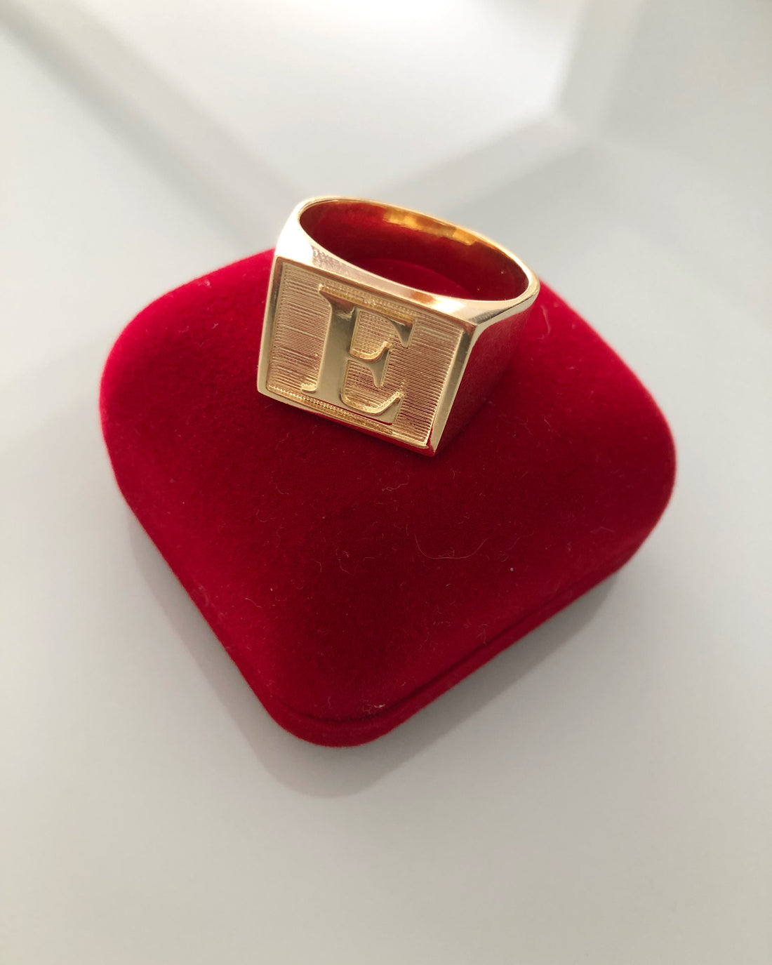 Anel Personalizado com Letra