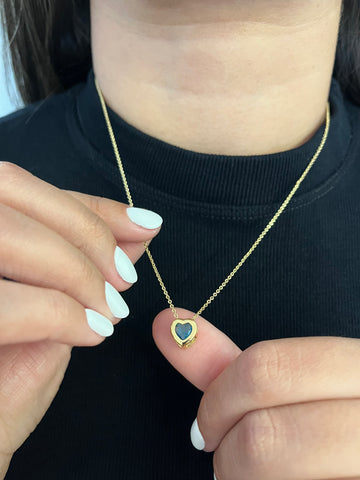 Colar Cadeado com Coração passante 1,2mm - 45cm - Banhado a ouro 18k