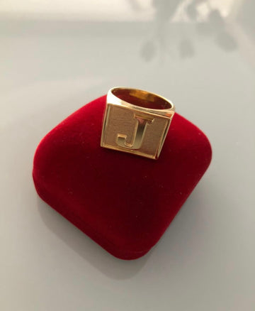 Anel Personalizado com Letra