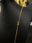 CORRENTE PITBULL 2MM - 70CM (FECHO GAVETA) - BANHADA A OURO 18K